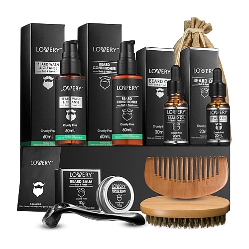Lovery Men's 12-pc. Beard Grooming & Growth Kit Beard Trimming Gift Set In No Color