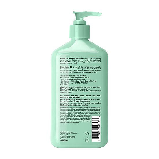 Hempz Cucumber & Aloe Herbal Body Moisturizer