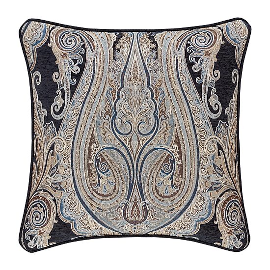 Queen Street Lakeview 20x20 Beige Square Throw Pillow