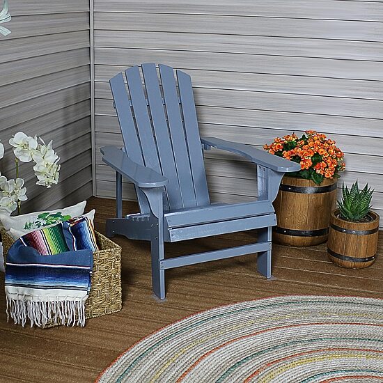 Sunnydaze Patio Collection Adirondack Chair