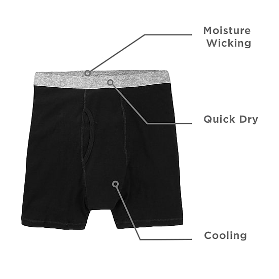 Stafford Dry + Cool Bonus Pack Mens 5 Pack Boxer Briefs 302870
