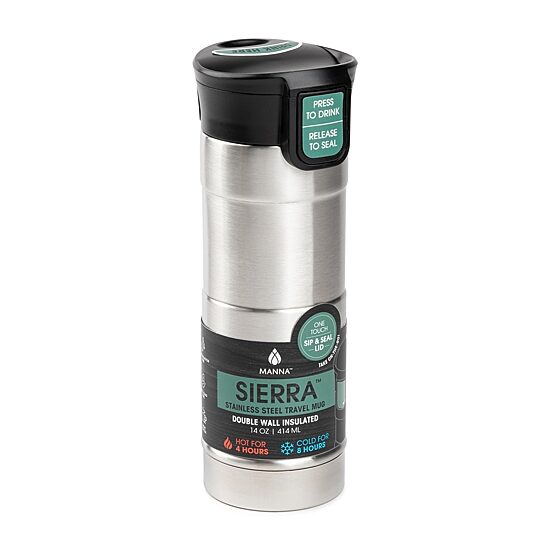 Manna Sierra 14oz Stainless Steel Travel Mug
