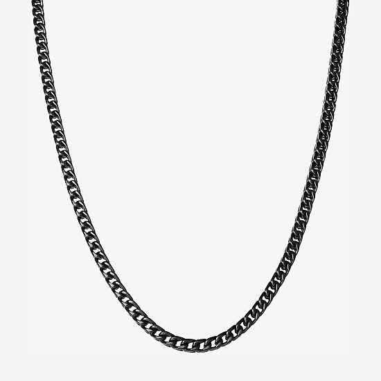 Shaquille O'Neal XLG™ Mens Stainless Steel 24 Inch Wheat Chain Necklace