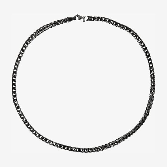 Shaquille O'Neal XLG™ Mens Stainless Steel 24 Inch Wheat Chain Necklace