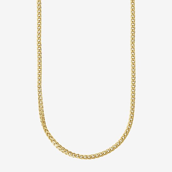 Shaquille O'Neal XLG™ Mens Stainless Steel 24 Inch Wheat Chain Necklace