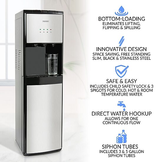 Igloo Hot, Cold & Room Temperature Bottom-Load Water Dispenser