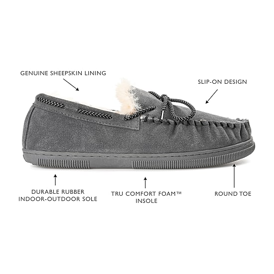 Territory Meander Mens Moccasin Slippers