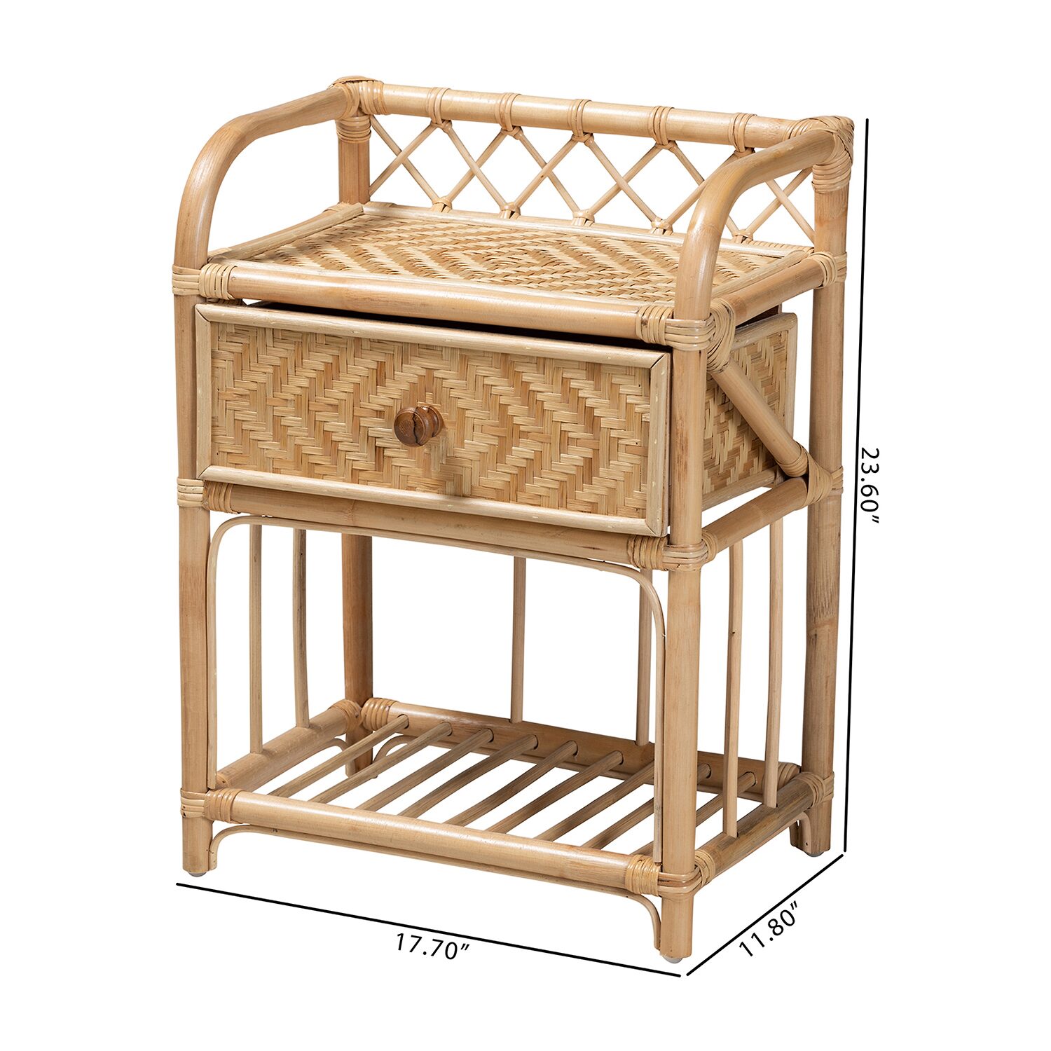 Kobie 1-Drawer Nightstand