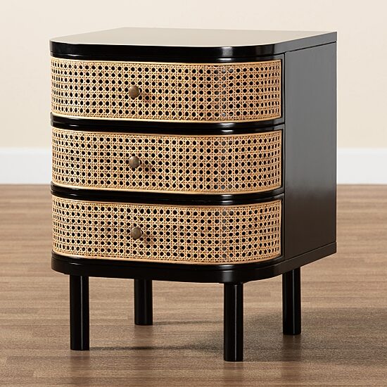 Nabila 3-Drawer Nightstand