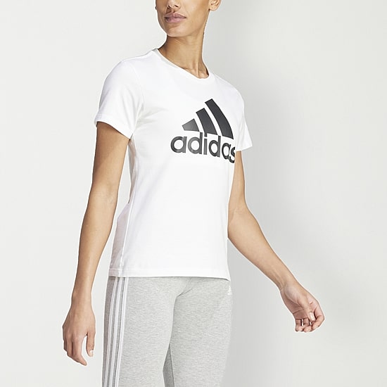adidas Womens Crew Neck Short Sleeve Active T-Shirt