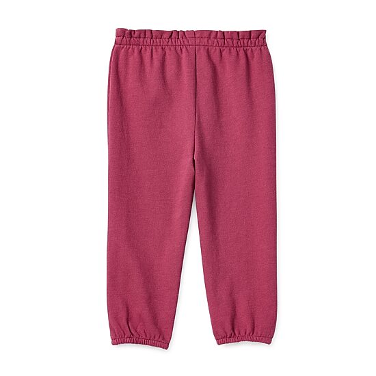 Okie Dokie Baby Girls Tapered Regular Fit French Terry Jogger Pant