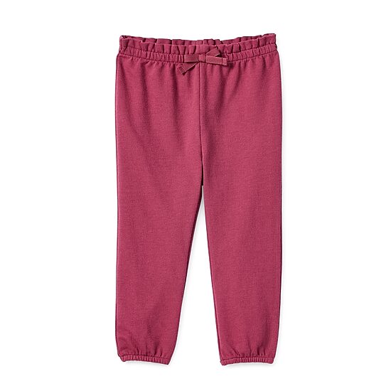 Okie Dokie Baby Girls Tapered Regular Fit French Terry Jogger Pant