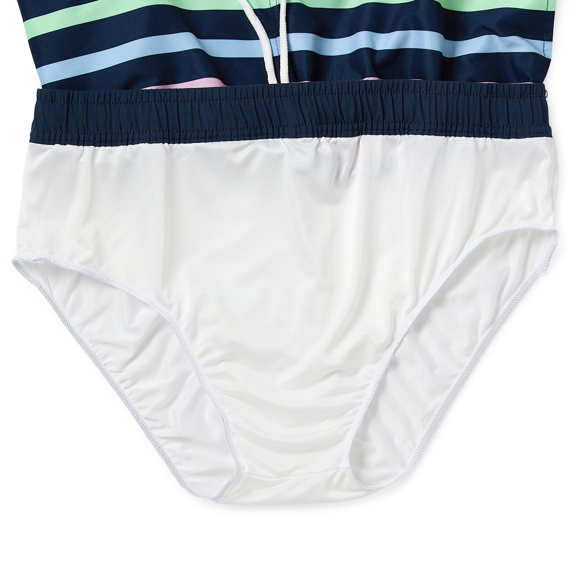 U.S. Polo Assn. Mens 7" Striped Swim Trunks