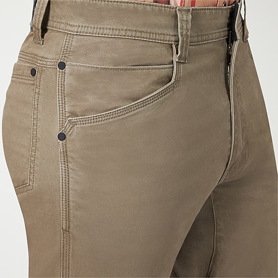 Wrangler All Terrain Gear Reinforced Utility Mens Comfort Waistband Regular Fit Flat Front Pant