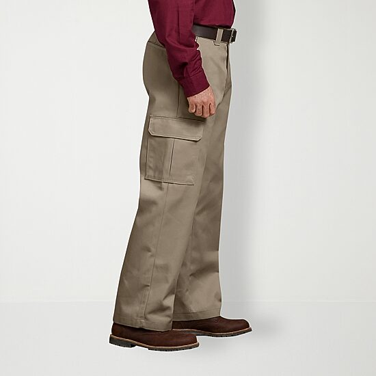 Dickies Flex Twill Mens Stretch Fabric Wrinkle Resistant Relaxed Fit Cargo Pant