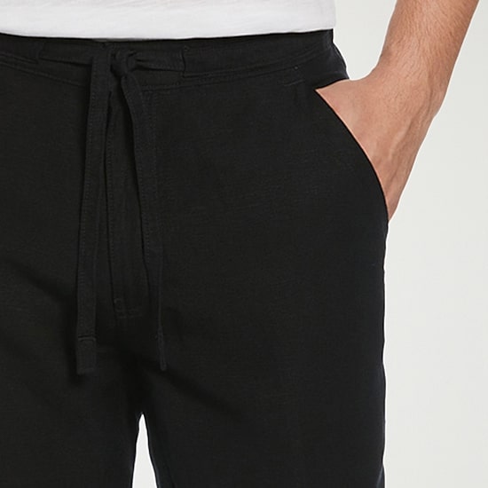Cubavera 32" Inseam Linen Mens Regular Fit Drawstring Pant