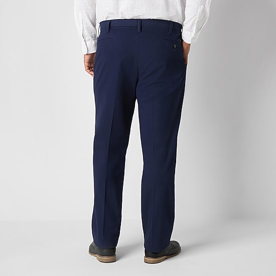 Dockers Workday Khaki With Smart 360 Flex Mens Classic Fit Big and Tall Flat Front Pant