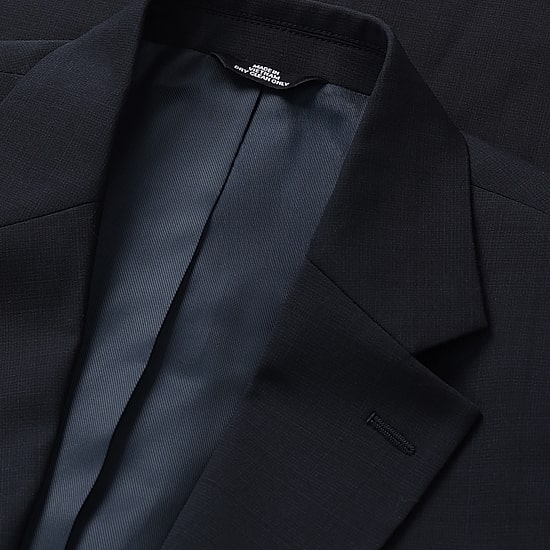 Haggar JMH Tailored Wool Windowpane Mens Stretch Fabric Modern Fit Suit Jacket