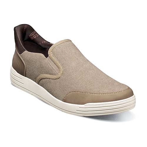 Nunn Bush Kore Mens Moc Closed Toe Slip-On Shoe, 12 Medium, Beige