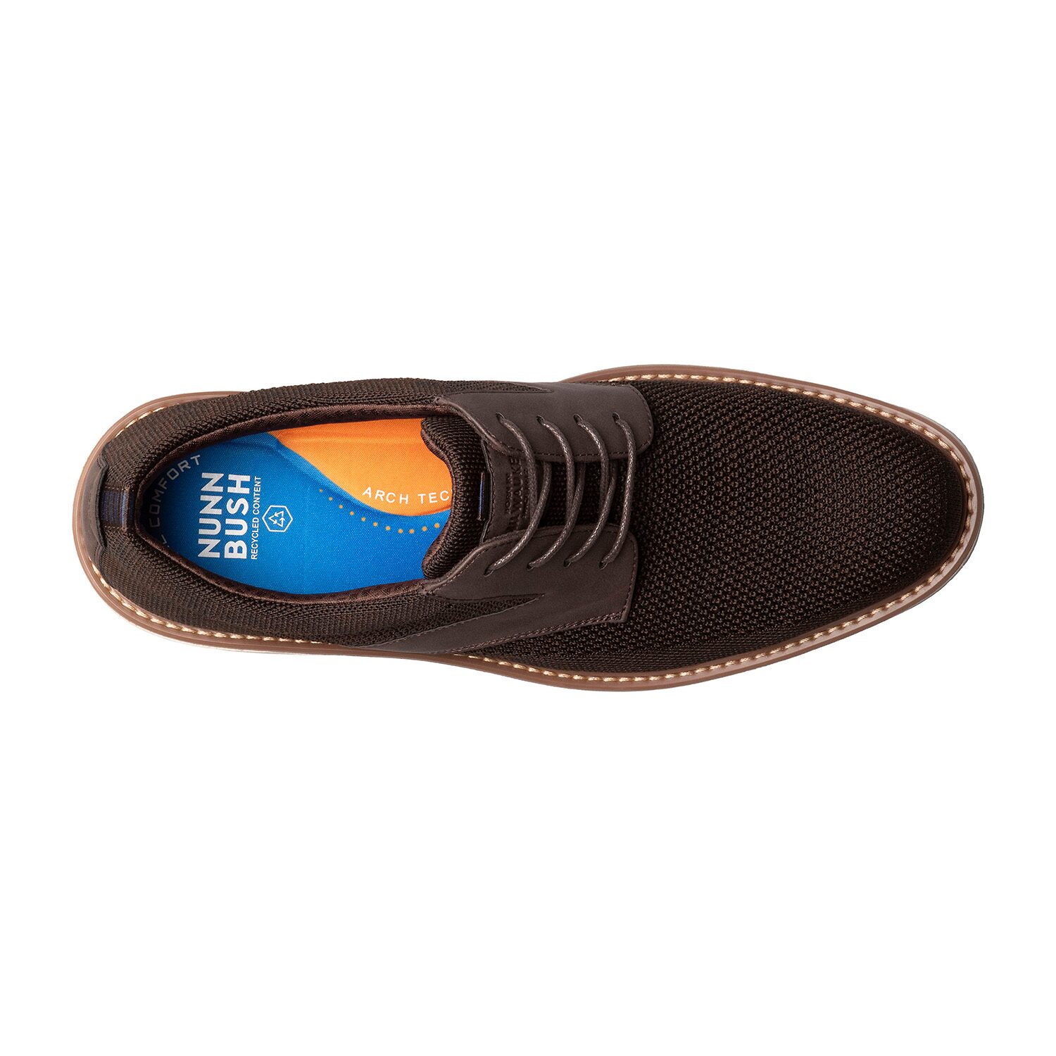 Nunn Bush Griff Mens Round Closed Toe Oxford Shoes