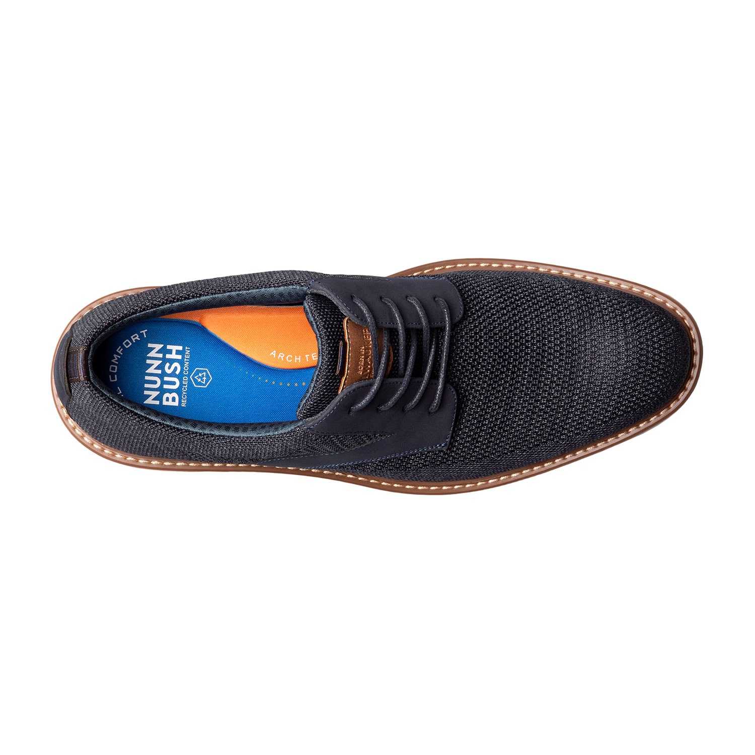 Nunn Bush Griff Mens Round Closed Toe Oxford Shoes