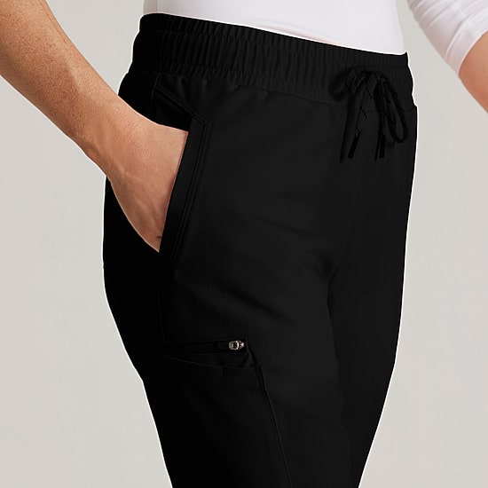 Barco Unify Bup647 Union 5-Pocket Mid-Rise Jogger Womens Stretch Fabric Moisture Wicking Wrinkle Resistant Scrub Pant