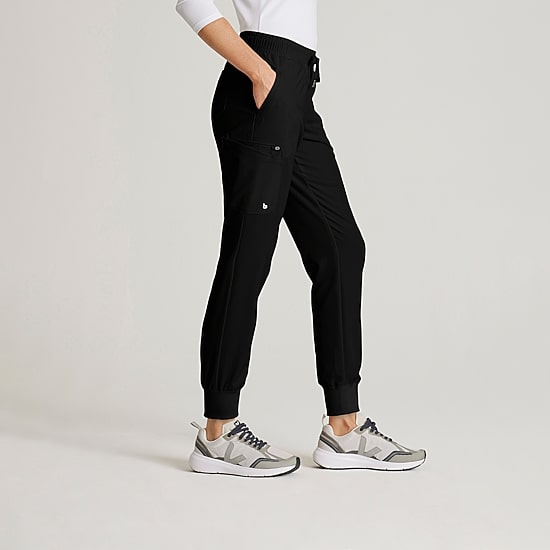 Barco Unify Bup647 Union 5-Pocket Mid-Rise Jogger Womens Stretch Fabric Moisture Wicking Wrinkle Resistant Scrub Pant