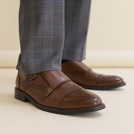 Stafford Mens Andrew Oxford Shoes, Color: Cognac - JCPenney