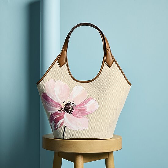 Liz Claiborne Sasha Canvas Tote Bag