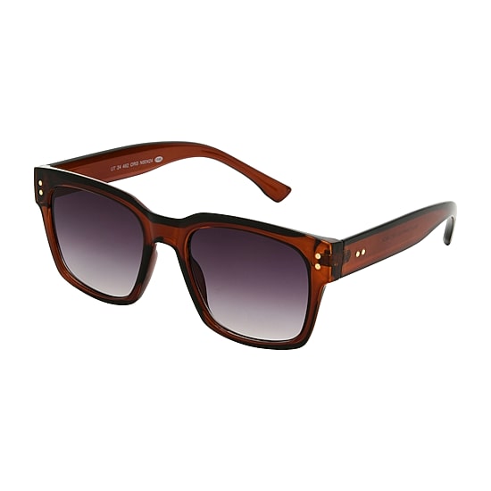a.n.a Orange Square Womens UV Protection Square Sunglasses