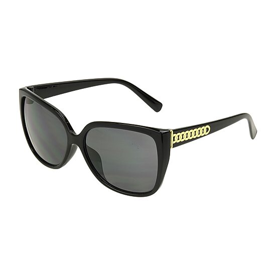Mixit Black Cateye Womens UV Protection Cat Eye Sunglasses