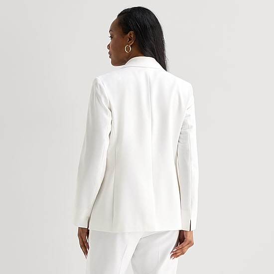 Black Label by Evan-Picone Womens Classic Fit Suit Jacket