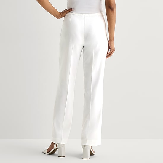Black Label by Evan-Picone Trouser Womens Classic Fit Wide Leg Suit Pant