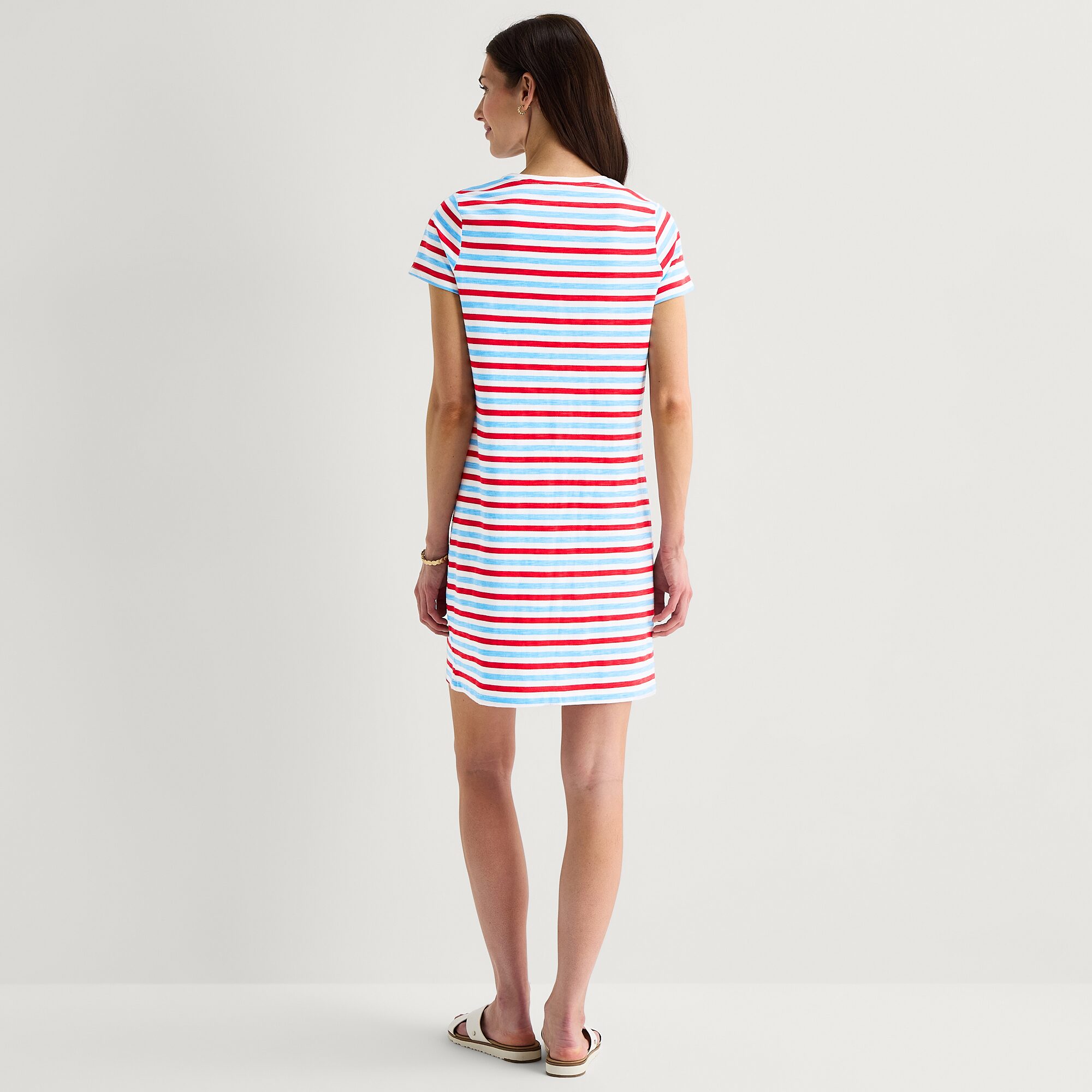 St. John's Bay Womens Short Sleeve T-Shirt Dress