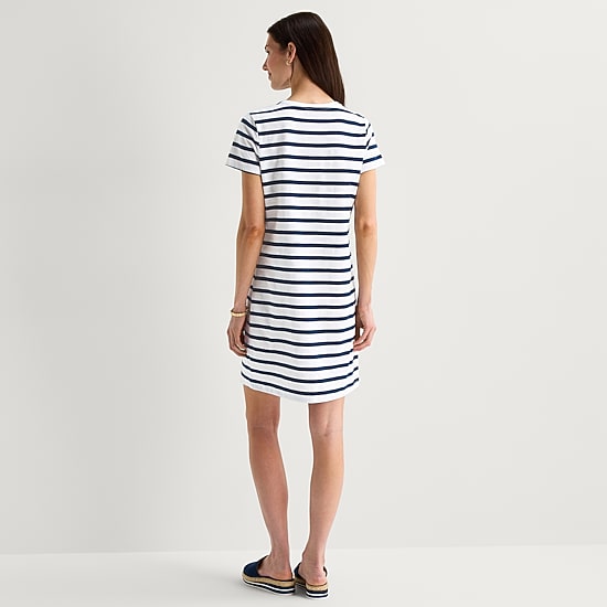 St. John's Bay Womens Short Sleeve T-Shirt Dress
