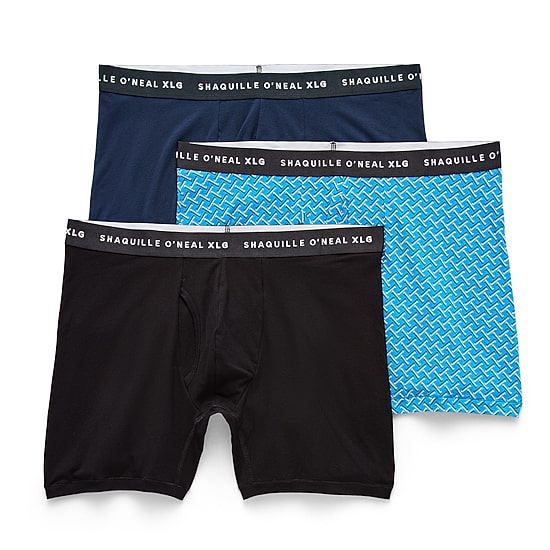 Shaquille O'Neal XLG™ Activated Cooling Mens Big and Tall 3 Pack Boxer Briefs 346161