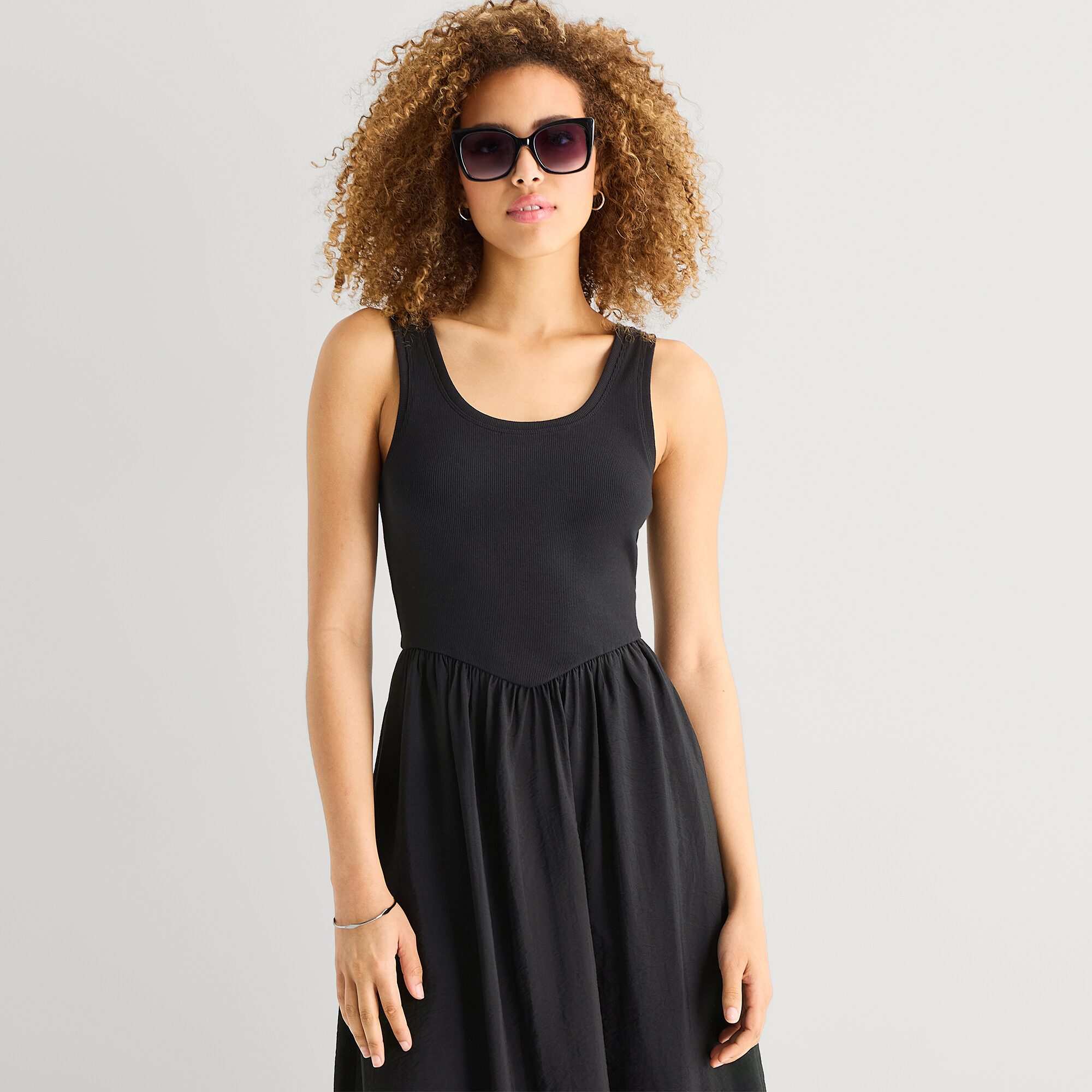 a.n.a Womens U Neck Sleeveless Maxi Dress