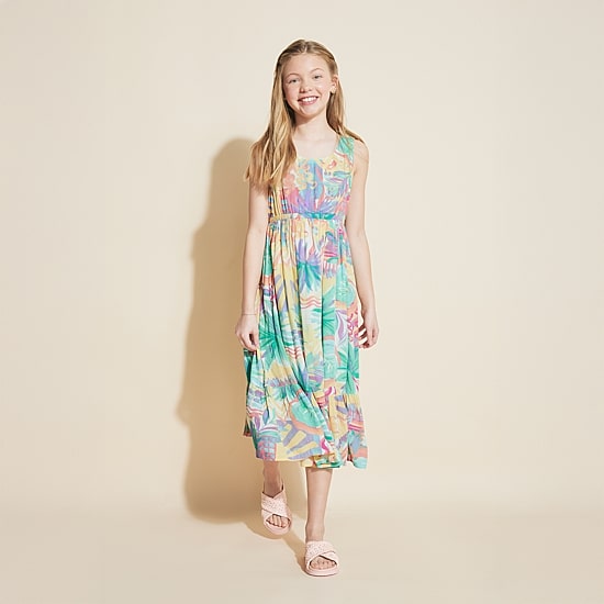 Roxy Big Kid Girls Sleeveless Sundress