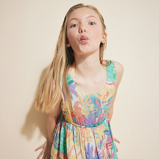 Roxy Big Kid Girls Sleeveless Sundress