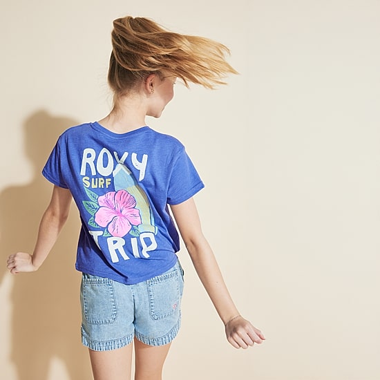 Roxy Big Kid Girls Denim Pull-On Short