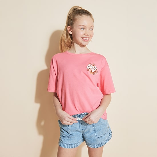Roxy Big Kid Girls Denim Pull-On Short