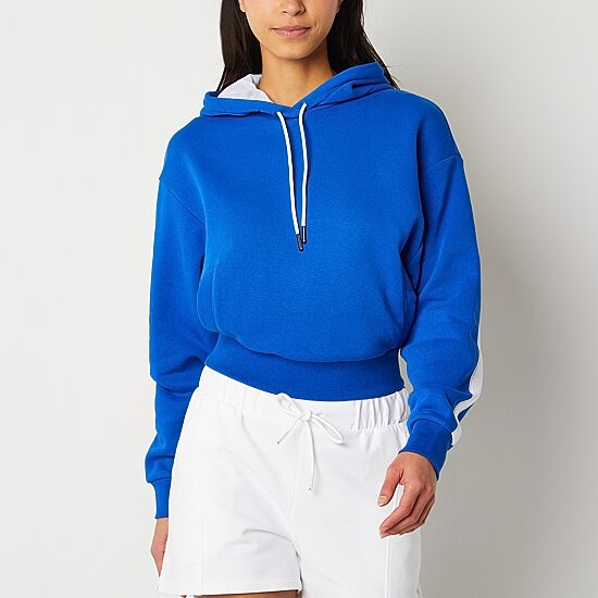 Sports Illustrated Womens Long Sleeve Fleece Active Hoodie