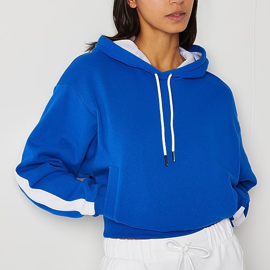 Sports Illustrated Womens Long Sleeve Fleece Active Hoodie