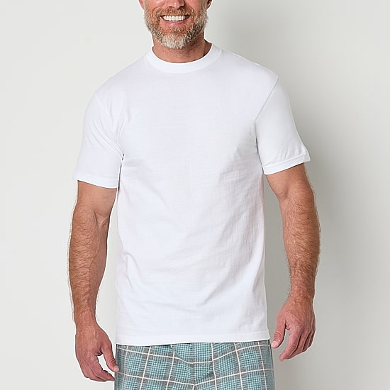 Stafford Heavyweight Bonus Pack Mens 5 Pack Short Sleeve Crew Neck