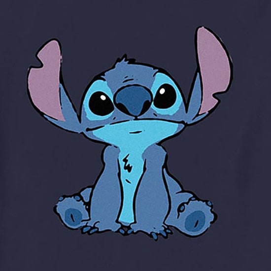 Disney Collection Toddler Unisex Crew Neck Short Sleeve Regular Fit Lilo & Stitch Graphic T-Shirt