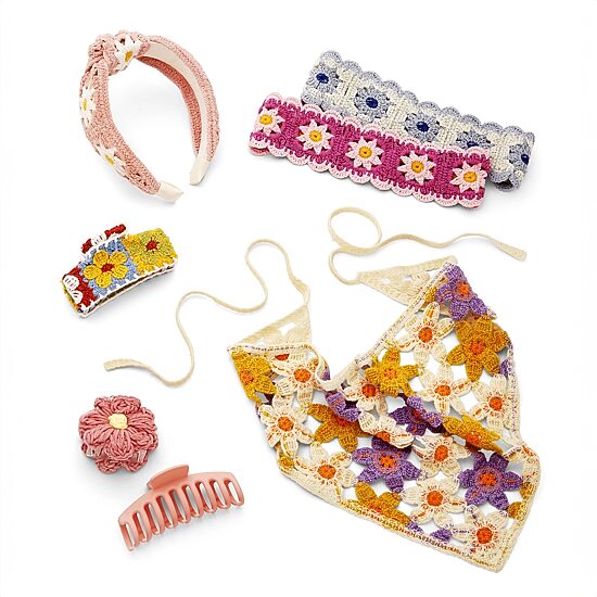 Arizona Flower 2-pc. Hair Clip