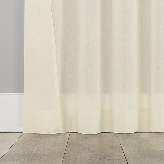 Indigo Road by Egypt Sherrod Nahla 100% Cotton Rod Pocket Sheer Single Curtain Panel