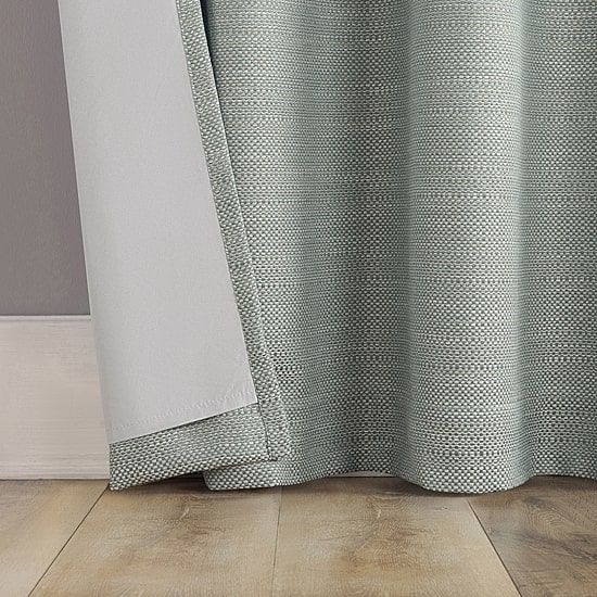Indigo Road by Egypt Sherrod Sarasi Contrast Tweed Magnetic Closure Grommet Top 100% Blackout Single Curtain Panel