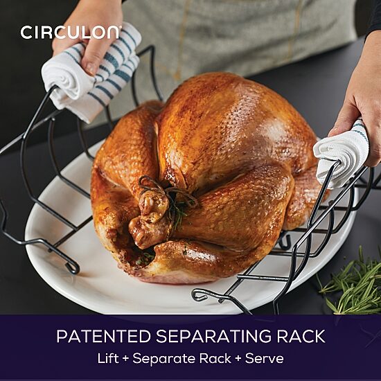 Circulon 17X13" Roaster with Rack