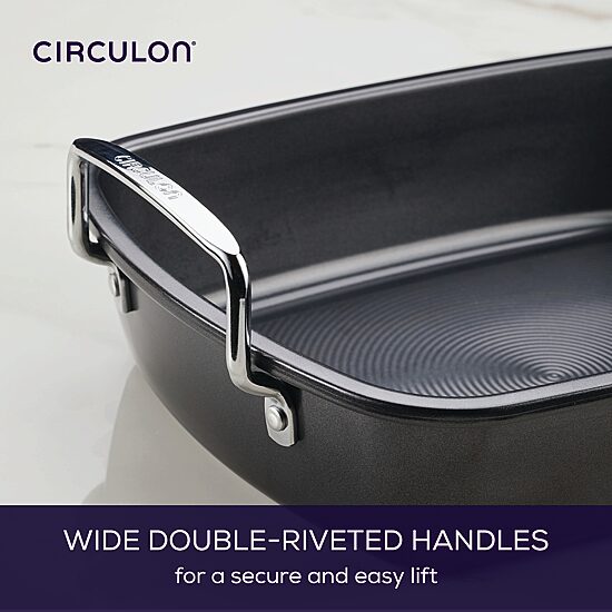Circulon 17X13" Roaster with Rack